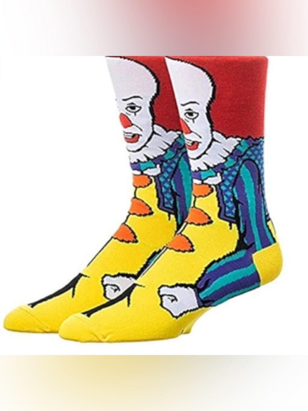 Penny Wise Colorful Clown Men's Socks